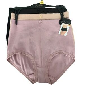 Prima Valentina 3 Pcs Lace Briefs Hicut Style 8085 Multicolor Seamless Size M NW